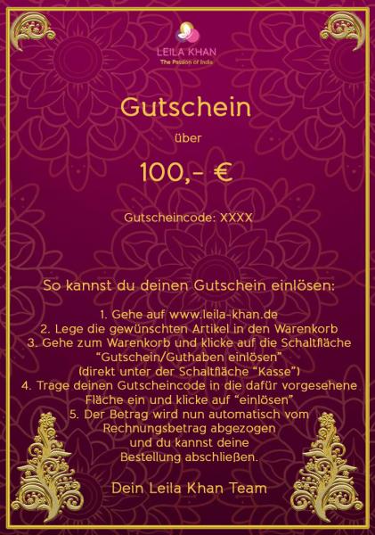 Gutschein über 100 €